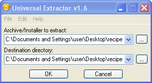 how to extract files ed from filesmonster